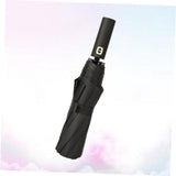 Automatic Umbrella Black Compact Lightweight for Rain and Sun Use V1192-AZ-W-25260
