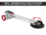2x AL-KO 590mm Drop Down Stabiliser Leg Corner Fitted with Big Foot 654859-2