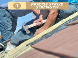 2-Pack Hammer Set, Framing and Nailing Hammer for Carpentry, Steel Construction, Comfortable Grip V1366-AZ2-W-13636