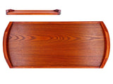 Rectangular Wooden Tray with Handle Food Serving Tray Storage Tray for Dinner Restaurant V1294-YM0901-3118210126711