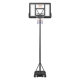 Basketball Hoop, 4-10 ft Adjustable Height Portable Backboard System, 44 inch Basketball Hoop & V952-LQK44CKWDJ00OBGUSV0