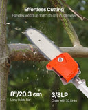 Gas Pole Saw, 33CC 2 Stroke Gas Powered Pole Saws 20.3 cm Cutting Bar, Cordless Tree Trimmer V952-ECCYJCS8INCHCL6X7002V0