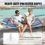 Double Quilted Fabric, 12 FT Double with Hardwood Spreader Bars, 2 Person Quilted V952-HFDCBDZJYZXT653QMV0