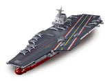 Sluban B1188 Model Kit 1450 Aircraft Carrier Fujian Type 003 Chinese PLAN Warship Navy Vessel SLB1188
