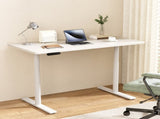 Artiss Standing Desk Motorised Electric Dual Motor 120CM White HASD-B-M10-WHDF-WHDB-120