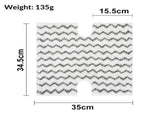 6 Pack Steam Mop Pads Replacement P184WQ for Steam Mop S5003D Pro Steam Mop S3973 S3973D S3973WM V1192-AZ-W-3205