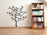 Decor Long Tree Wall Sticker,Large Branch Decal with Leaf Flower Birds,Home Wall Art for Living Room V1366-AZ2-W-23958