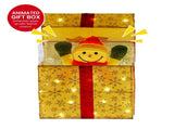 Christabelle Animated Snowman in a Gift Box LED Christmas Tree Decoration Ornament Lights Xmas 112_SHE102
