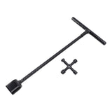 Water Meter Key Shut Off Tool Multifunctional T Handle and 4 Way Meter Wrench Tool for Main V1294-YM0901-3114240019111