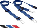 Dogs Cats Car Seat Belts, 2 Packs, Vehicle Harness, Pets Safety Seatbelts, Elastic, Adjtable, V1258-DP02-F-544