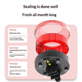 Automatic Fish Feeder for Aquarium - Moisture-Proof and Precision Feeding Betta Vacation Feeder, USB V1192-AZ-W-2905