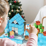 Magnetic Blocks, 150 PCS Glacier Castle Set, Magnetic Building Cubes for Kids, STEM Montessori V952-CLKGNBBCCB10KYF3L001V0