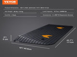Rubber Threshold Ramp, 5 cm Rise Threshold Ramp Doorway, Recycled Rubber Power Threshold Ramp Rated V952-XBLYPDGB1437X2OBGV0