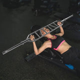 Olympic Swiss Bar Specialty Barbell for Bench Press & Tricep Training V63-820543