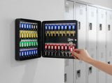 48-Key Cabinet Key Safe with Combination Lock & Keys Wall Mounted Storage V63-954271