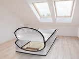 Extra Thick Attic Door Insulation Cover 25"x54"x11", Double Bubble Attic Stairs Insulation Cover for V1107-120-38689-SLR-2PACK