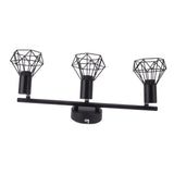 3 Light Track Lighting Kit Rotatable Heads Matte Black Finish Modern Fashionable Ceiling Spotlight V1294-YM0703-3119230081211
