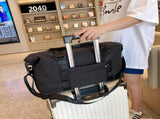 Quilted Weekend Duffle Bag, Carry On Gym and Overnight Tote with Spacious Storage for Travel, Sport, V1189-LC-AMZ-00120