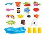Children's Pirate Theme Ship Sand & Water Table for Creative Play V196-8808