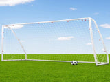 Everfit 12FT Soccer Football Goal Net UPVC Frame with PE Mesh Weatherproof Portable Goals for SN-B-12FT-WH