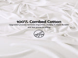 Giselle Double 500TC Cotton 4Pcs Sheet Set with 40cm Extra Deep Pocket for Thick Mattresses Sateen SHEETSETS-TC5-W-D