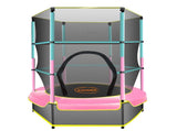 Kahuna Mini 4.5 ft Trampoline Green Pink TRA-FJP-45-GNPK