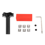 Slab Flattening Router Bit Insert Detachable Cemented Carbide 1/2in Shank 4 Blade Planing Bit for V1294-YM0710-3114230163111