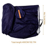 Dark Blue All Weather Car Cover Fit for Outdoor Sun Rain and Snow Protection V1366-AZ2-W-18395