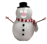 Talking Animated Snowman with Built in Projector & Speaker, Moving Mouth, Light Up Face, Plug & Play V1107-128-77392-WHT-20CM