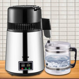 1.1 Gal Water Distiller, 0.3 Gal/H, 750W Distilled Water Maker Machine 0-99H Timing Set Temp V952-ZLJWXKYSACIHVQ18CV3