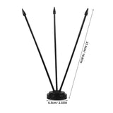 Lightweight Plastic Flag Holder Stand for Small Flags, Perfect Indoor and Outdoor Flagpole Accessory V1192-AZ-W-22441