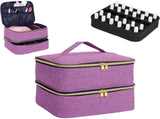 Nail Polish Case Organizer - Nail Case Bag - Nail Technician Bag - Nail Polish Carrying Case - UV V1188-MS101-02123-1