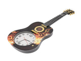 Wall Clock Silent Simulation Ukulele Shaped Decorative Alarm Clock for Bedroom Student Dormitory V1294-YM0626-3115220139512