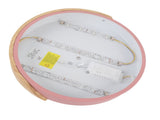 LED Ceiling Light Modern Round Dimming Indoor Flush Mount Lamp with Remote Controller for Bedroom V1294-YM0901-3119240152311
