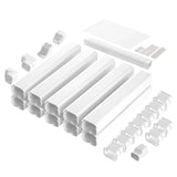 Mini Split Line Set Cover 76.2mm W 5400mm L, PVC Decorative Pipe Line Cover For Air Conditioner with V952-BSKSQFTSKDGXB3X6AV0