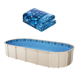 VEVOR Oval Pool Liner 18x33ft Unibead Style Pool Liner 52in Wall Height V952-YCNCOVAL1833VY8CCV0