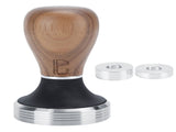 58mm Stainless Steel Flat Coffee Tamper Powder Pressed Hammer with Height Adjustable Wooden V1294-YM0901-3118200176412