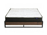 Giselle Double Mattress 16cm and Artiss Metal Bed Frame Set for Guest Rooms Studios MABF-GLAY-OSLO-BK