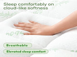 800GSM Mattress Topper Viscose Derived from Bamboo, Thick Pillowtop Fitted Mattress Cover with 45cm V1317-TOP-AUK-CL-LV