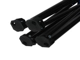 Levede 2Pcs Camping Chairs Folding Arm Black OD1012-BKX2