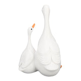 Lifelike Mother Duck and Duckling Resin Statue for Patio Yard Decoration Duck Sculpture Animal V1294-YM0901-3115250020111