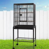 i.Pet Bird Cage 144cm Large Aviary PET-BIRDCAGE-B030-BK