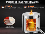 6KG Propane Melting Furnace Kit Melting Furnace Stainless Steel 2700 V952-BWRJLGMAX6KG1TP2BV0