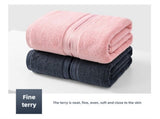 Dark Blue Luxury Cotton Towel Set - Quick Dry, Extra Thick & Absorbent, Perfect V888-ELOSUNG17423