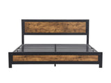 Levede Metal Bed Frame Queen Mattress BFDR1047-Q
