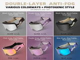 DOTUGE DGZ-12XS Ski Goggles with Italian REVO Coated Dual-Layer Anti-Fog Lens, UV400 Protection, V1341-ZY-5JCHMHUV-F