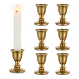 Vintage Candlestick Candle Holders Brass Taper Gold Candle Stick Victorian Style for Table V1192-AZ-W-3613