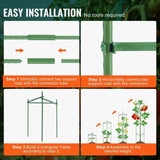 6 Packs Tomato Cages for Garden, 1230 mm Tomato Trellis Plant Stakes, Stackable Tall Plant V952-KZDFQZZZCJ480IG42V0