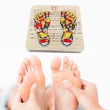 Wooden Foot Massage Board Acupoint Foot Massager Reflexology Chart V1294-YM0717-10163590