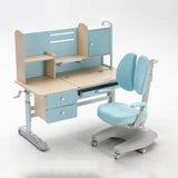 Height Adjustable Children Kids Ergonomic Study Desk Chair Set 120cm Blue AU V255-XSM020-508-BLUE